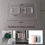 Sticker Adhesive Accessory for ECOCO Wall-Mounted Storage Organizer Toothbrush Holder