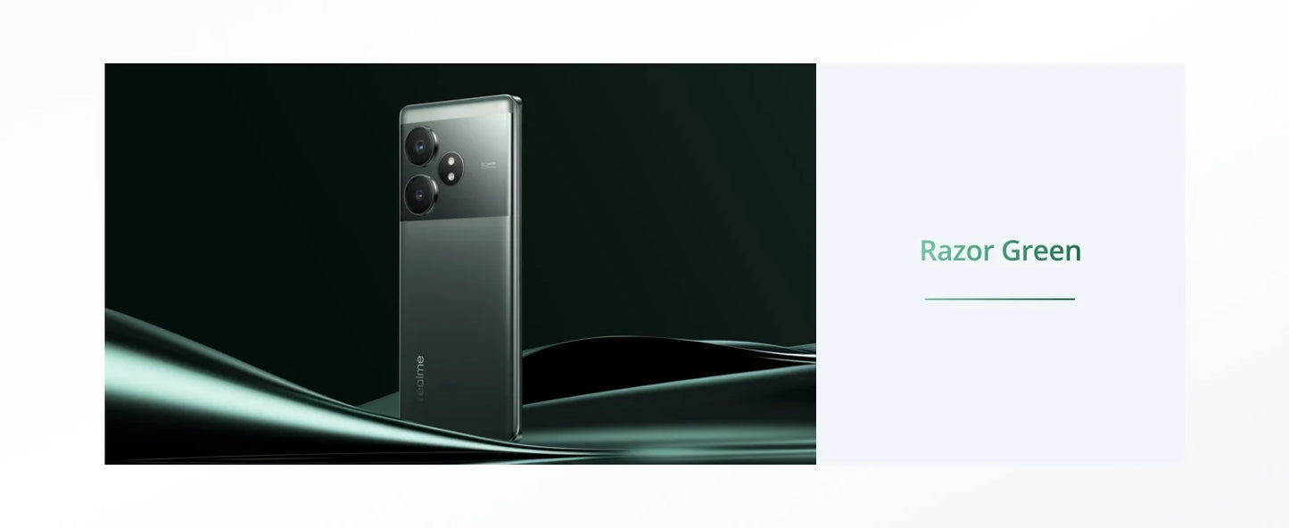 Global Version realme GT 6T 5G Smartphone 6000nit Hyper Display 120W SUPERVOOC Charge Snapdragon 7+ Gen 3 5500mAh Battery 50MP
