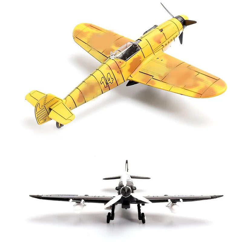 1/48 Scale WWII AirForce P-40 Tomahawk Military Flying Tigers P51 MUSTANG F4U BF109 Fighter Model Collection DIY Puzzle Toys