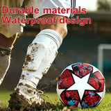 Soccer Ball Professional Standard Official Size 5 Machine Stitched Football Soft PU Wear Resistant High Quality Match Training Balls