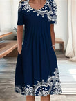 Vestido casual solto para mulheres, moda elegante, novo temperamento