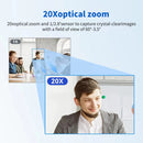 Runpu 4K30fps 20X Optical Zoom AI-Tracking Ptz HDMI Camera LAN POE Live Streaming Broadcast Video Conference System Camera