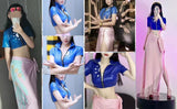 Nico Robin Cosplay Costume Dress Outfits Anime Costume Glasses Wig Suit Costumes For Girl Halloween Carnival Party Comic Con