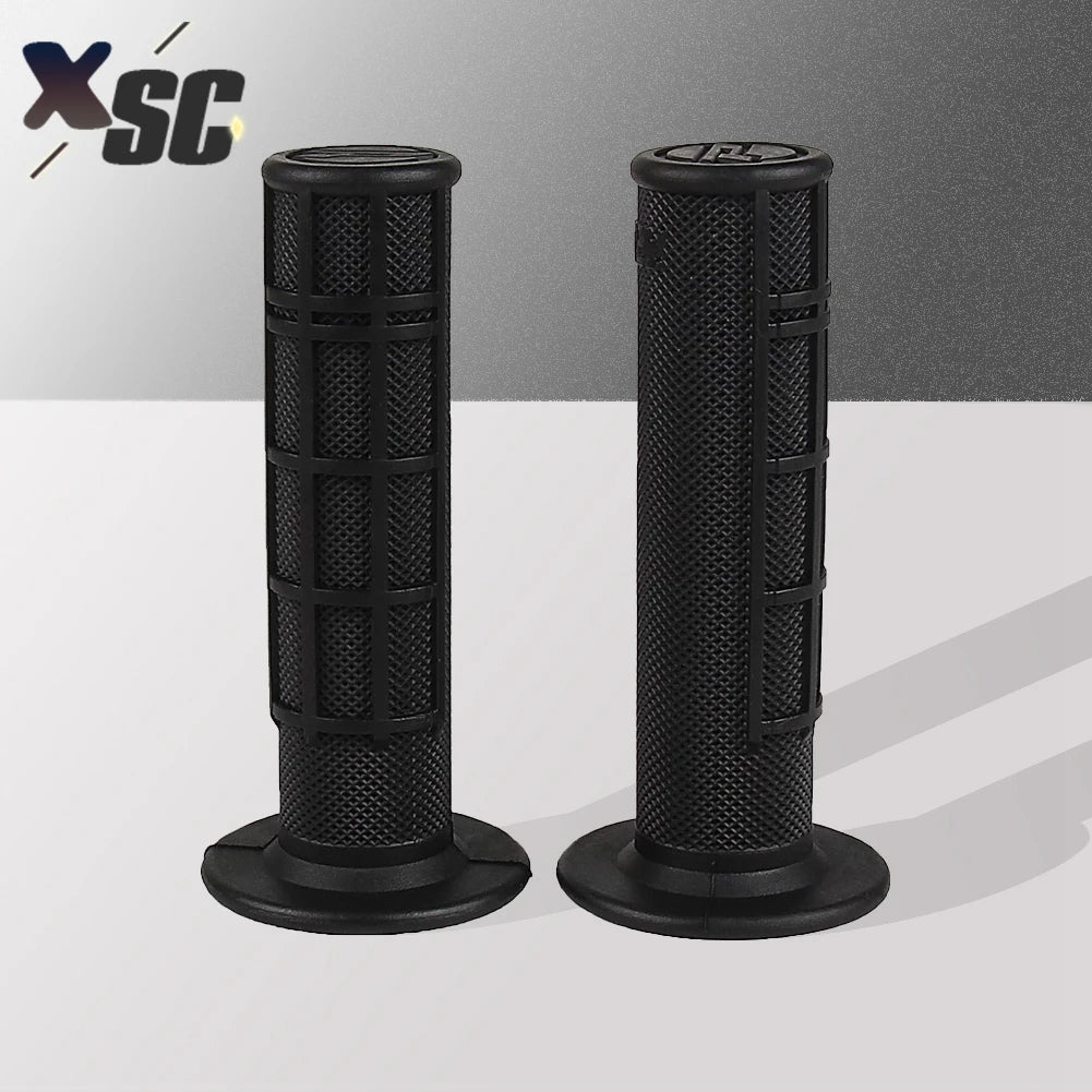 Universal Motorcycle 7/8" 22mm Grips Durable Rubber Handlebar ATV Quad 22mm Left and Right Handlebar Grips Motocross Accessories