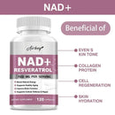 NAD+ Resveratrol Supplements - Anti Aging and Natural Cell Regeneration, for Cellular Health, Strengthens Immune SystemSupplemen