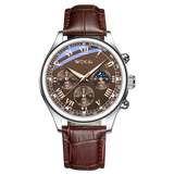 Fashionable casual men's calendar belt quartz watch military watches men table calendar watc Big dial students watch