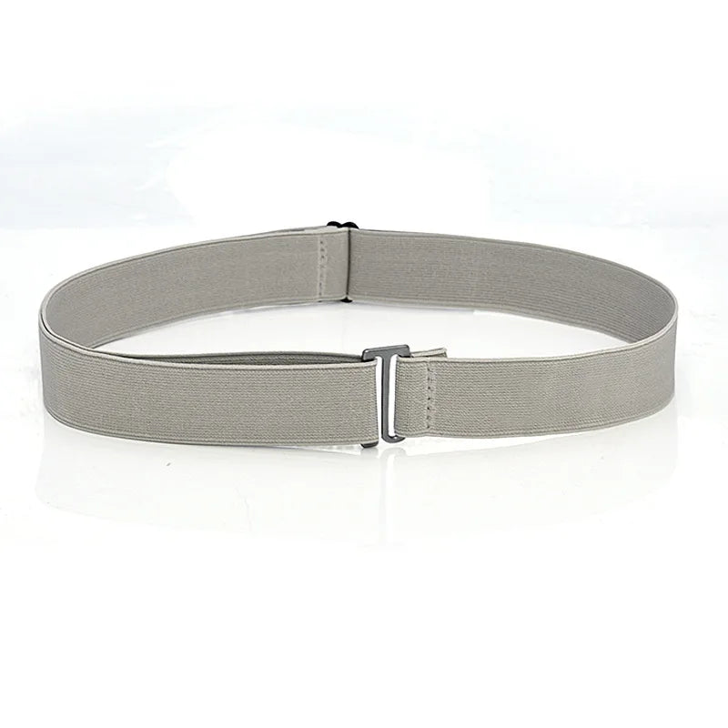 Adjustable Stretch Elastic Waist Band Invisible Belts Buckle-Free Belts for Women Men Jeans Pants Dress No Buckle Easy To Wear