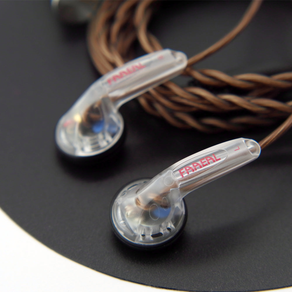 Auriculares FAAEAL Rosemary de cabeza plana, estándar de 3,5 mm/TRRS de 4,4 mm y 2,5 mm, balanceados, 150 ohmios, para música de bajos de alta fidelidad.