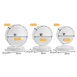 Hamster Transparent Running Wheel Toy For Hamster Quiet Running Exercise Toy Easy To Disassemble And Clean Pets Accessories