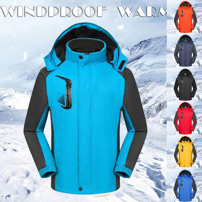 Winter Coat For Women Ski Jacket Warm Winter Snow Coat Mountain Windbreaker Hooded Raincoat Jacket Outdoor Windproof Jacket Mont