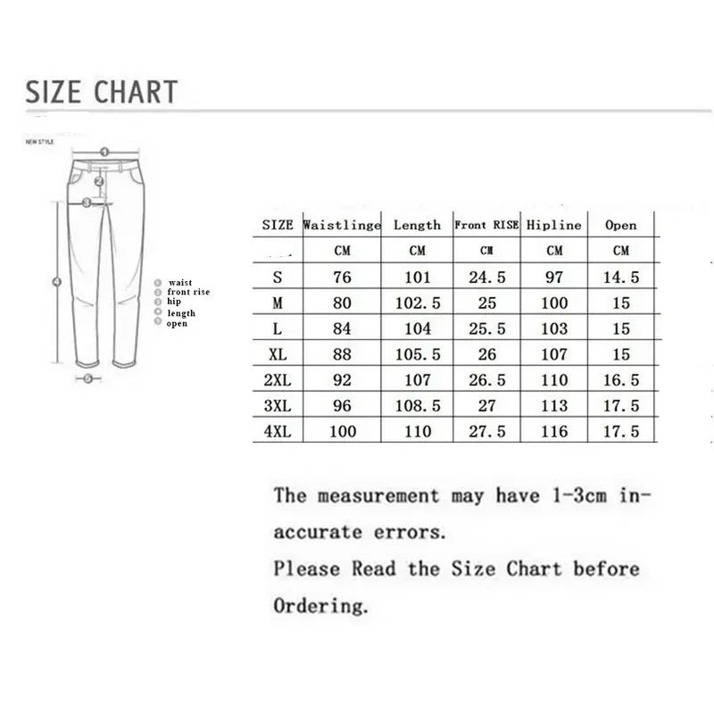 Street men's denim work pants washed solid color multi pocket casual mid waist pants slim fit daily wear jogging pants