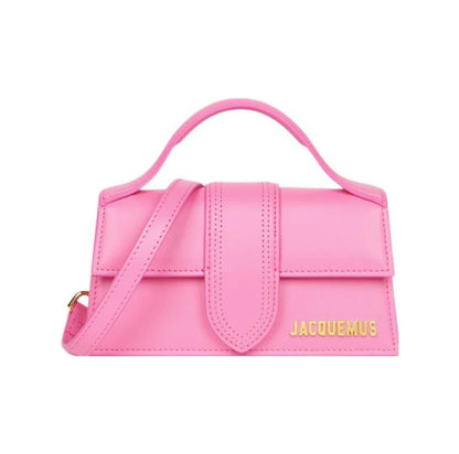 Jacquemus Luxury Yellow Women Top Handle Purse Half Round Design Brand Leather Underarm Flap Shoulder Bag Fashion