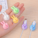 Finger Shape Cable Clips Holder Cute Charging Cord Management Home Office Car Desk Tidy Self-Adhesive Cable Winder Organizer