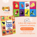 0-2 Years Spanish Children's Cognitive Encyclopedia Enhancing Cognition Children's Early Learning Books Gifts