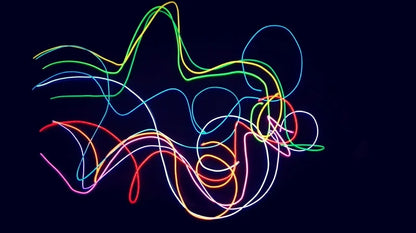 10/5/3/1M EL Wire Light Strip Battery USB Switch Neon Glowing String Lights DIY Rope Tube Halloween Blacklight Multicolor Decor