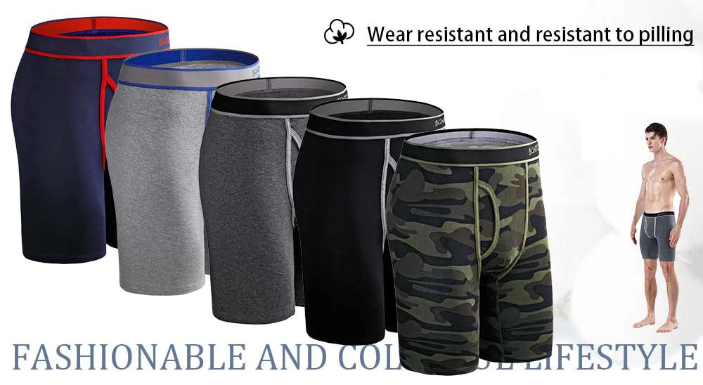 long Men's panties Sports Leggings boxershorts mens polyester underwear man boxers shorts Quick-drying boxer for men underpants