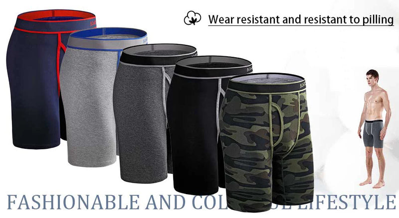 long Men's panties Sports Leggings boxershorts mens polyester underwear man boxers shorts Quick-drying boxer for men underpants