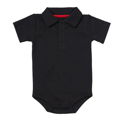 Peleles de verano para bebé niño y niña, con cuello vuelto, ropa de algodón para recién nacidos de 0 a 2 años, conjuntos para bebés
