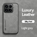 Funda For Xiaomi 15 5G Case Leather Car Magnetic Holder Phone Cover For Xiaomi 15 Pro Xiaomi15 Mi15 15Pro Soft TPU Protect Coque