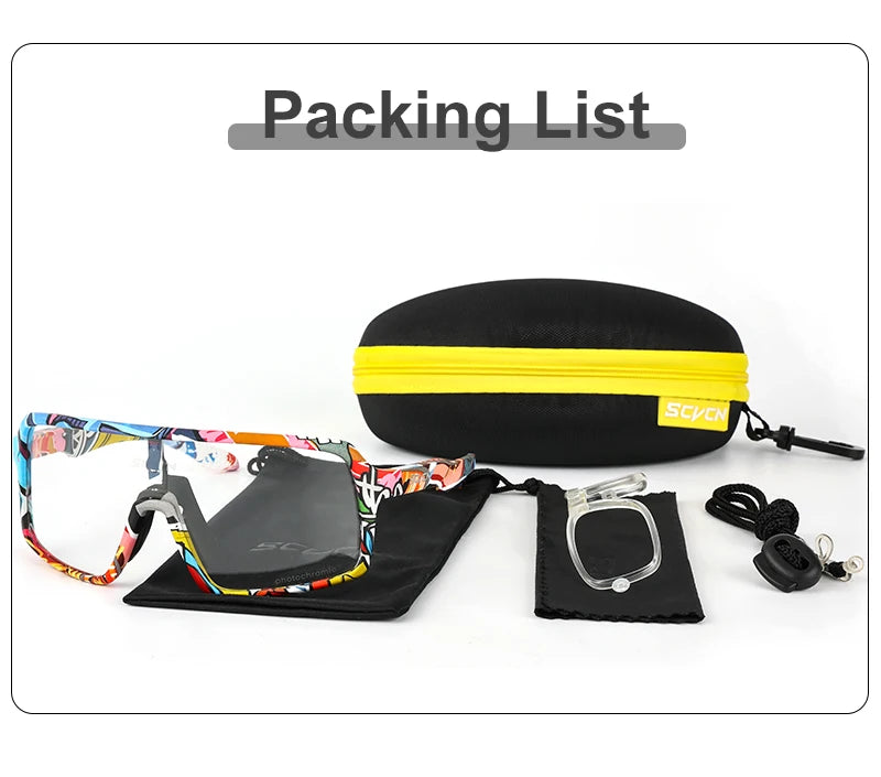 Sunglasses for Men Fashion Outdoor Sports Men Bicycle Cycling Glasses Woman Riding Goggles Mountain Driving Eyewear Accessories