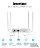 XUNYOU-LINK 4G Modem WiFi6 4G LTE SIM Router 300Mbps High Speed Wireless Modem 4 Antennas Supports 32 Devices Hotspot for Europe
