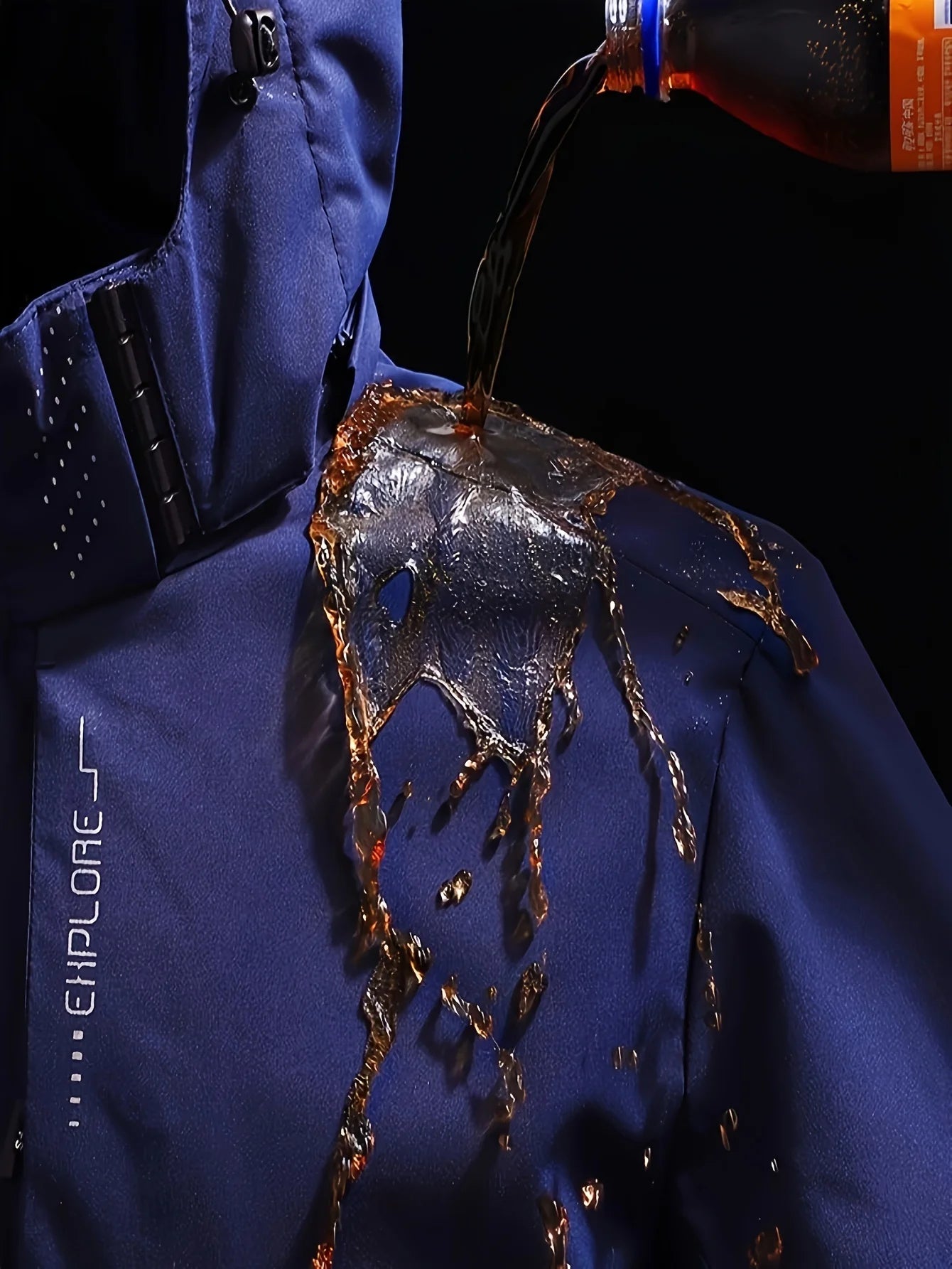 Men's Lightweight Waterproof Rain Jacket, Hooded Shell Outdoor Raincoat Hiking Windbreaker Jacket Coat