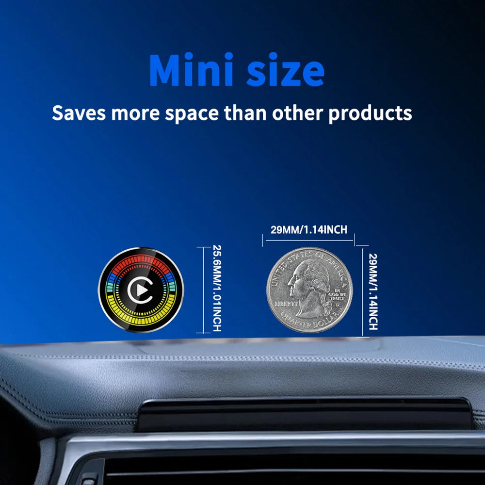 Wireless 2IN1 CarPlay Android Auto Wireless Supermini Box Adapter Plug And Play Dongle Bluetooth WiFi Fast Connect