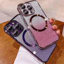 Glitter Plating Magnetic Ring Phone Case For Xiaomi Mi 14 15 Ultra 13 12 11 10T Lite 11T 12T 13T 14T Pro 11i 11X 12X Soft Cover