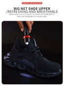 Men Safety Footwear Indestructible Shoes Sneakers Steel Toe Protective Boots Anti-smash Anti-puncture Work Safety Anti-slip Shoe