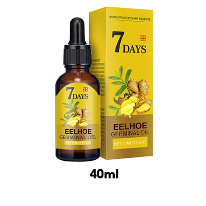 Aceite capilar de jengibre EELHOE para el crecimiento del cabello, tratamiento anticaída, esencia natural, hidratación, solución nutritiva, productos para el cuidado capilar. 