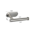 No Punching Wall Mounted Toilet Paper Holder Rustproof Anticorrosion Stainless Steel Bathroom Kitchen Roll Paper Toilet Holder