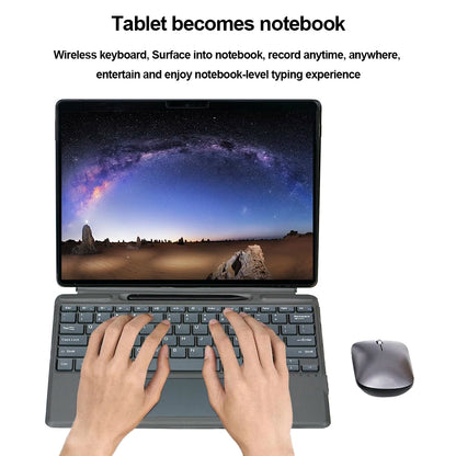 Bluetooth-compatible 5.0 Keyboard 3 Light Modes Gaming Keyboard 10m Operating Distance Magnetic Keyboard for Surface Pro8/X/Pro9