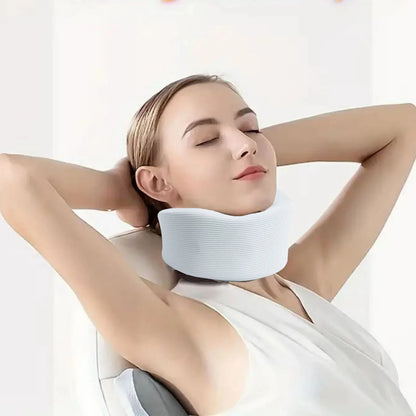 Adjustable Breathable Neck Brace Cervical Sponge Neck Support Protector for Sleep - Ergonomic Neck Pillow for Comfortable Sleep