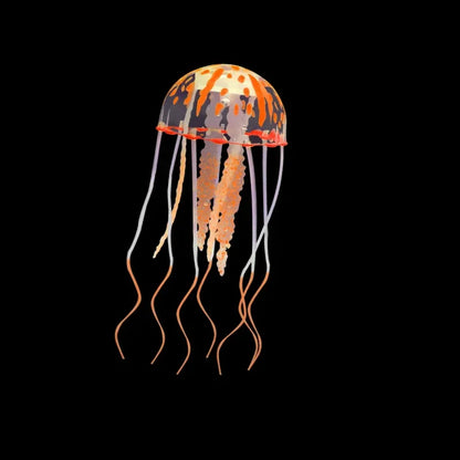 Artificial Swim Glow Jellyfish for Fish Tank - Luminous Aquarium Underwater Decoration