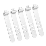 Reutilizável Cable Organizer, fone de ouvido Clip, Carregador Cord Management, 3 Hole Linha Titular Armazenamento, Bobbin Winder Correias, 5pcs
