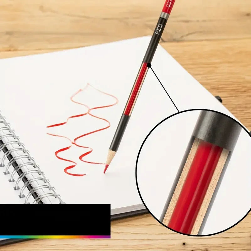 72/120/180/260 Color Lead Pencil Set - Vibrant Watercolor-Style Pencils, Erasable, Perfect for Artists & Beginners, Art Supplies