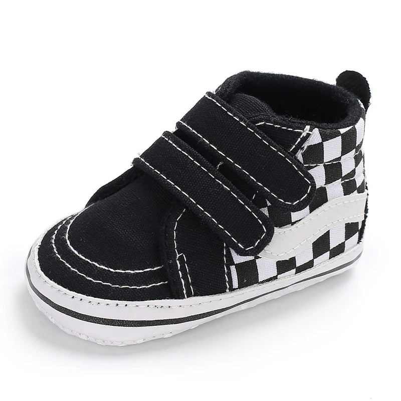 Newborn Baby Canvas Shoes Anti-slip Soft Baby Boy Girl Sneakers Casual Multi-Color Toddler First Walkers Crib Shoes