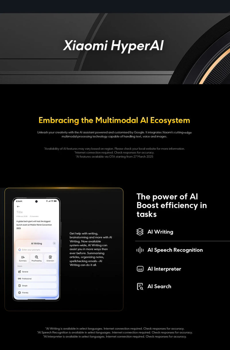 New POCO F7 Ultra Global Version Smartphone Snapdragon®8 Elite 50 MP triple camera with 6.67 "120Hz OIS and 120 W NFC power