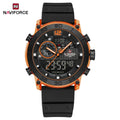 NAVIFORCE 6104 Fashion Sports Electronic Quartz Watch Men Calendar Luminous Outdoor Casual Digital Watches for Man reloj hombre
