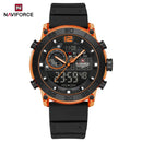 NAVIFORCE 6104 Fashion Sports Electronic Quartz Watch Men Calendar Luminous Outdoor Casual Digital Watches for Man reloj hombre