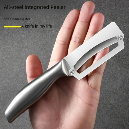 1 cuchillo pelador, potente cuchillo para caña de azúcar, herramienta raspadora de cocina, cuchillo para fruta doméstico, herramienta para raspar y pelar lechuga