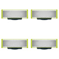 Shaver Replacement Blades ＆ Nose Hair Trimmer Replacement Heads for Philips OneBlade One Blade Pro Hybrid Electric Shaver Blades