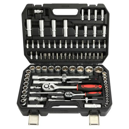 New SS13032A 32PCS 12.5mm Auto Repair Metric Socket Wrench Tool Set Box