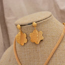 Jewelry Set For Women  Gold Plated With Necklace Pendant Nigerian Wedding Jewelry
