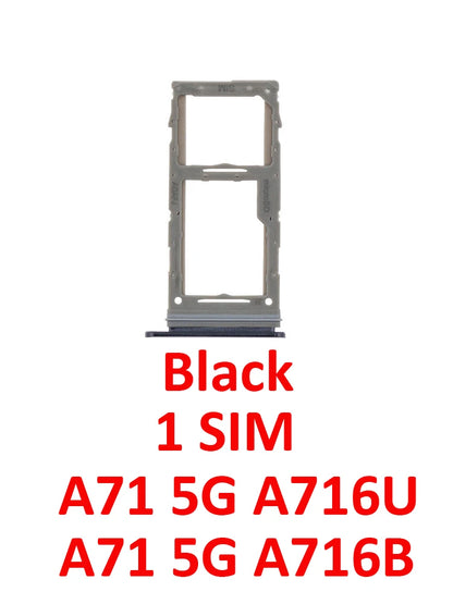 Sim Card Tray Slot For Samsung Galaxy A01 A11 A21s A31 A41 A51 A71 4G 5G Phone SIM Micro SD Card Chip Drawer Holder