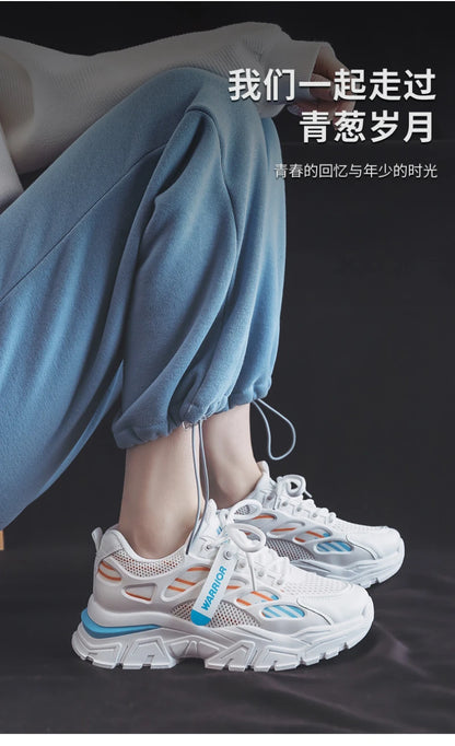Fashionable Men And Women 2024 Spring And Summer New Mesh Breathable Versatile Thick Sole Hot Casual Sports Couple Shoes New