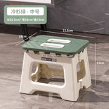 Portable Folding Stool Thickened Plastic Campstool Mini Hand Held Chairs Outdoor Activities Fishing Bench Household Space Saving