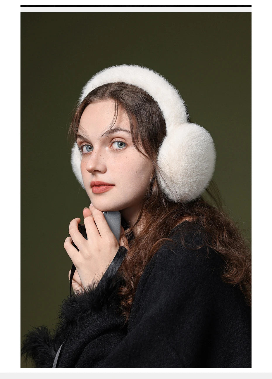 Maikun's New Thermal Earmuffs All-Match Autumn&Winter Cycling Thickened Ear Bags Imitation Rabbit Marten Ear Muffs