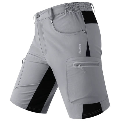 TACVASEN Quick Dry Cargo Shorts Mens Lightweight Work Cargo Shorts Multi Pockets Waterproof Outdoor Hiking Fishing Shorts Male