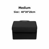 Storage Box PU Leather Multipurpose Collapsible Car Trunk Storage Organizer Car Trunk Organizer Stowing Tidying Auto Accessories